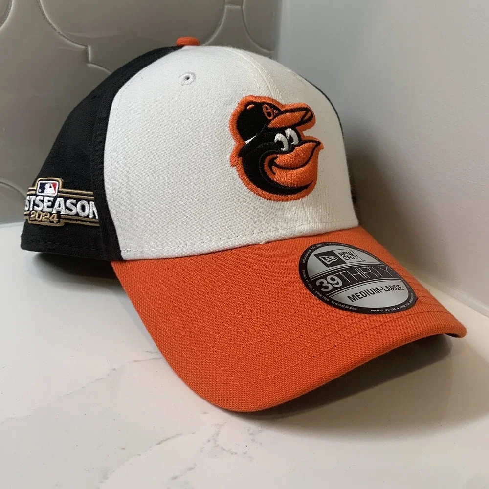 New Era Baltimore Orioles 39THIRTY MLB 2024 Postseason Black Hat Medium/Large